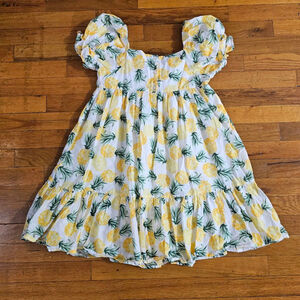 Janie and Jack White and Yellow Floral Dress